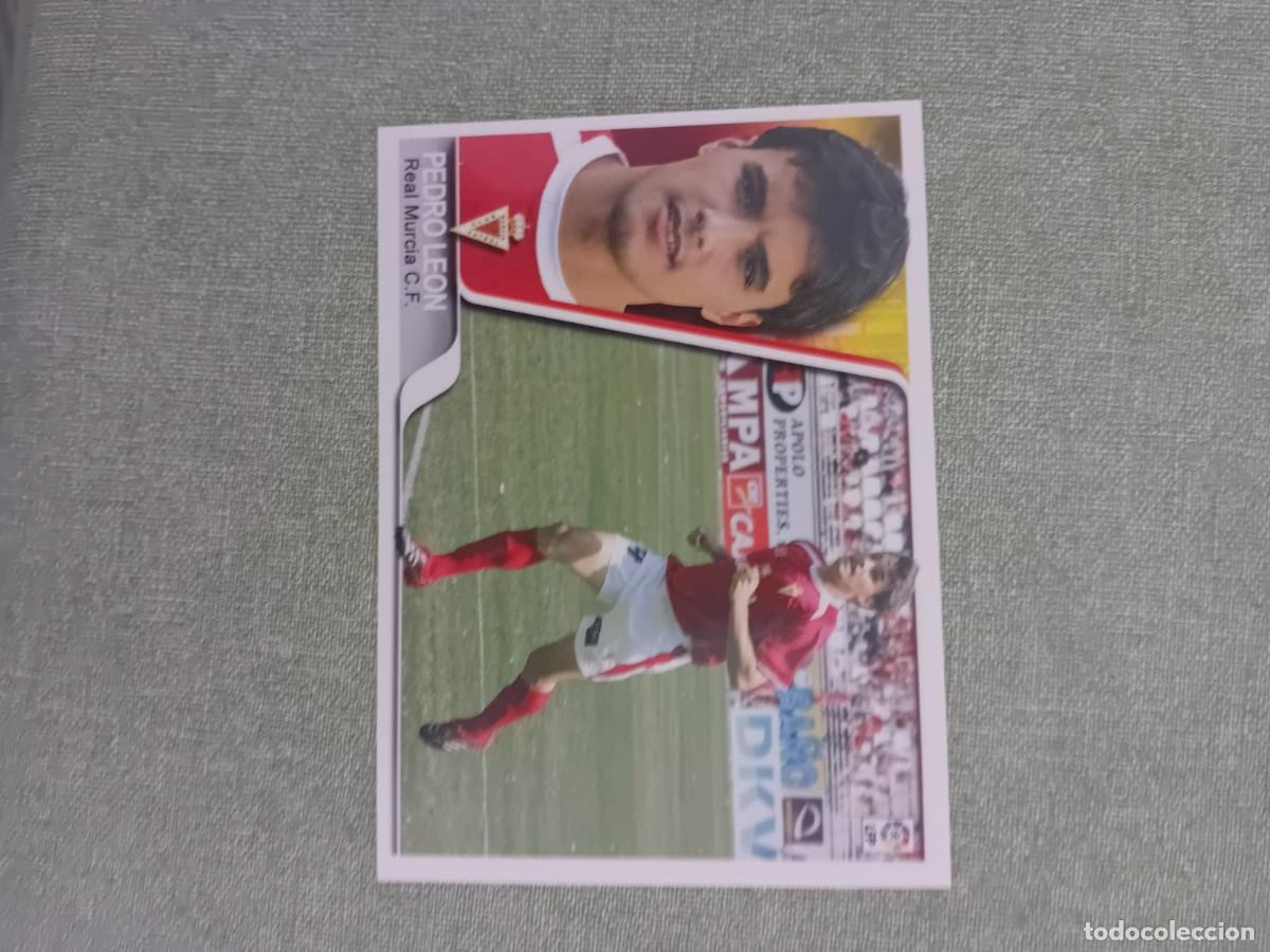 Coleccionismo cromos antiguos: CROMO FUTBOL LIGA MUNDICROMO 07 08 EDICIONES ESTADIO 2007 2008 Real Murcia 356 Pedro Le&oacute;n