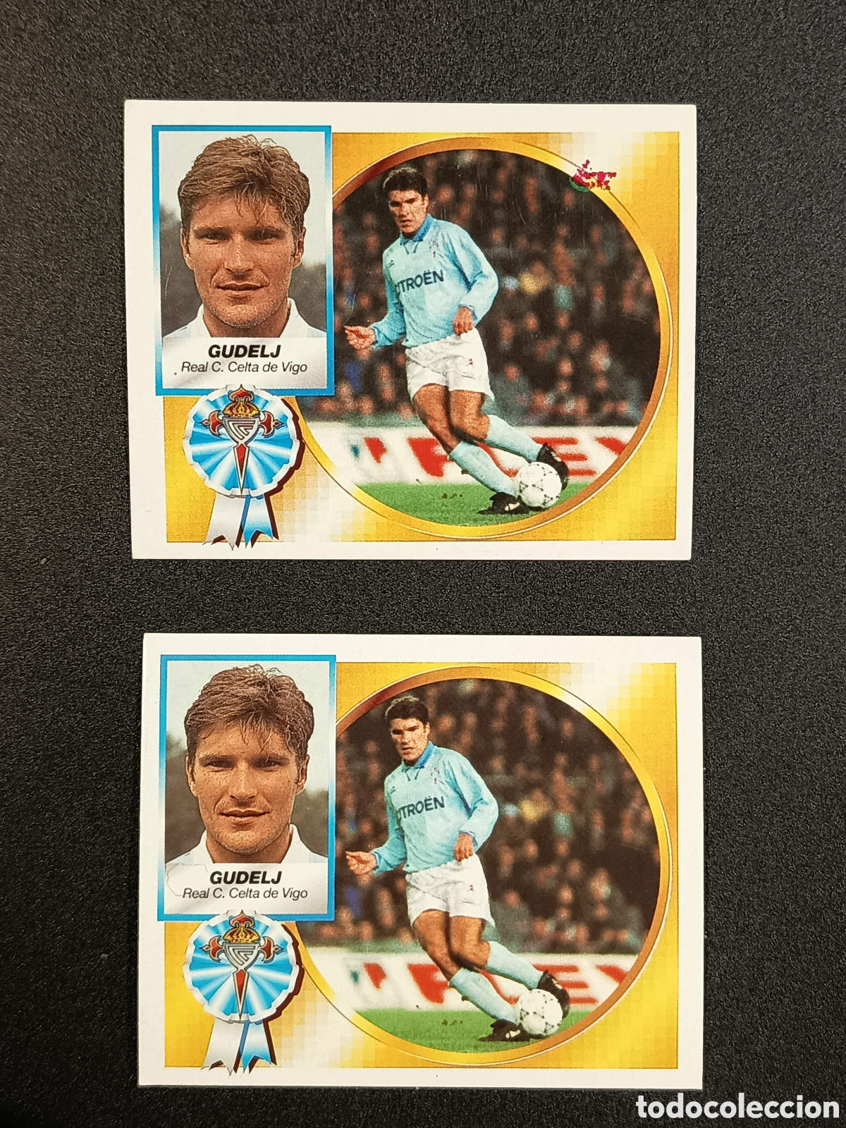 Colecionismo Cromos antigos: CROMOS EDICIONES ESTE 94-95 1994-95 ERROR IMPRESI&Oacute;N GUDELJ CELTA DE VIGO