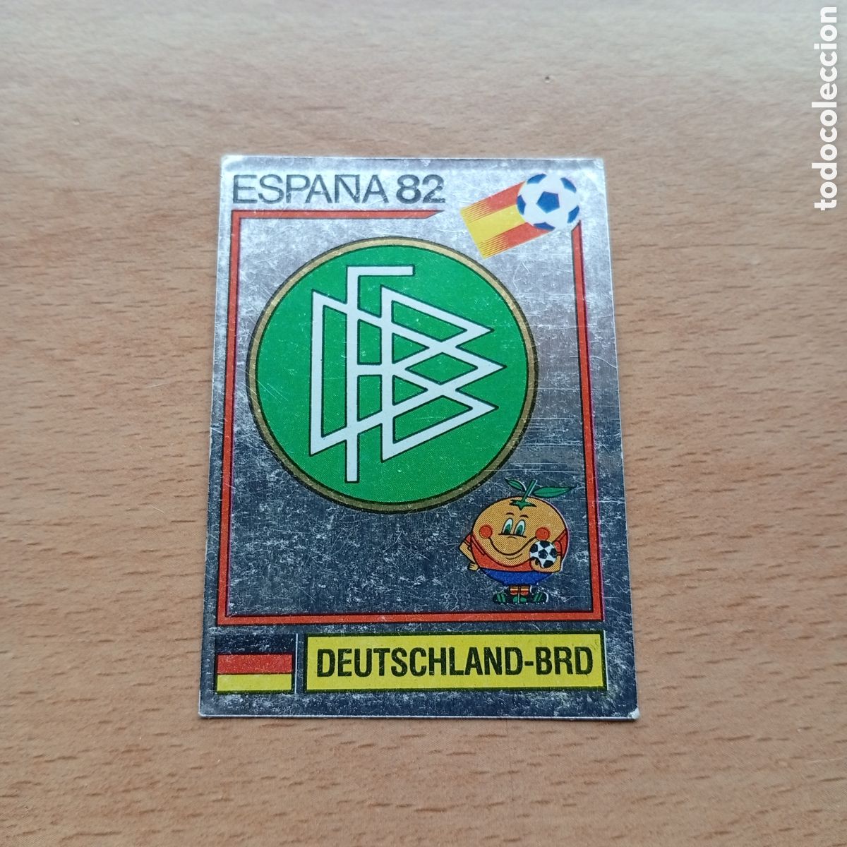 Collectionnisme Cartes &agrave; collectionner anciennes: 1982 ESPA&Ntilde;A 82 - N&ordm; 110 ESCUDO - ALEMANIA OCC - PANINI