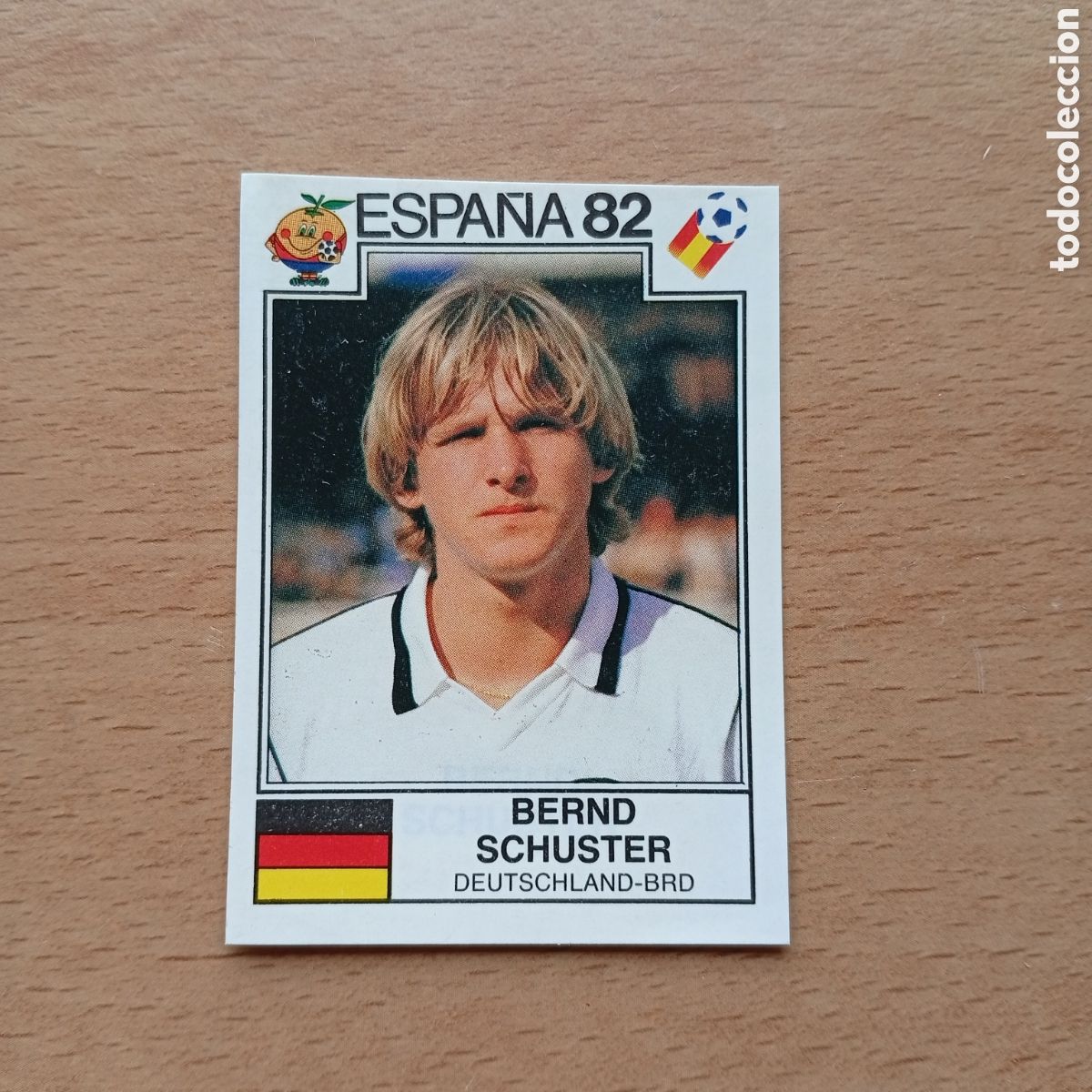 Collezionismo Figurine antiche: 1982 ESPA&Ntilde;A 82 - N&ordm; 120 BERND SCHUSTER - ALEMANIA OCC - PANINI
