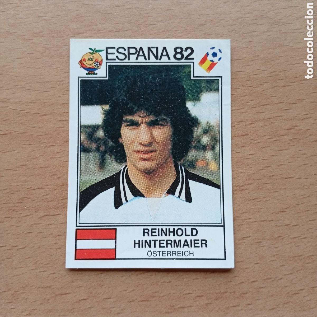 Collectionnisme Cartes &agrave; collectionner anciennes: 1982 ESPA&Ntilde;A 82 - N&ordm; 137 REINHOLD HINTERMAIER - AUSTRIA - PANINI