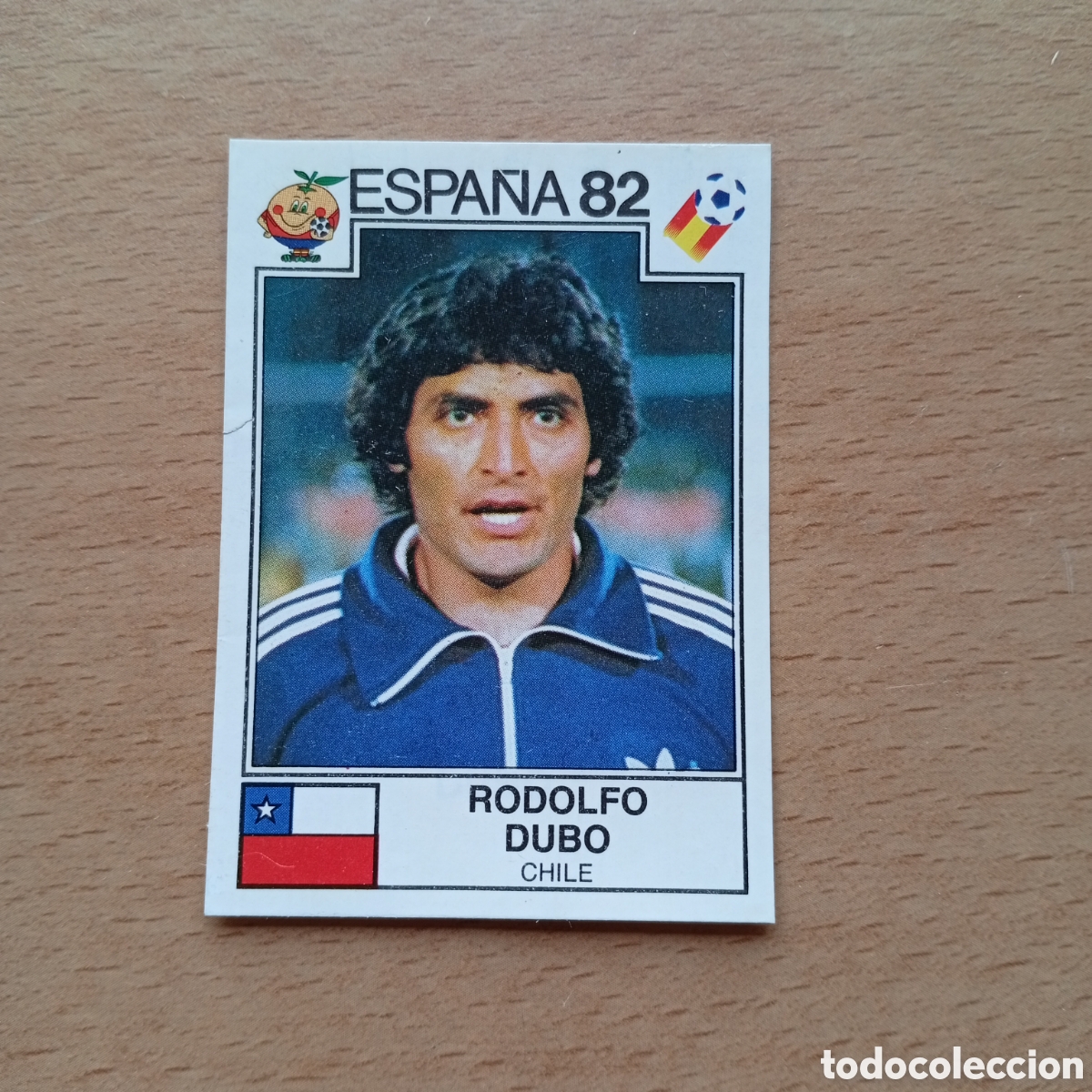 Collectable Antique Stickers: 1982 ESPA&Ntilde;A 82 - N&ordm; 155 RODOLFO DUBO - CHILE - PANINI