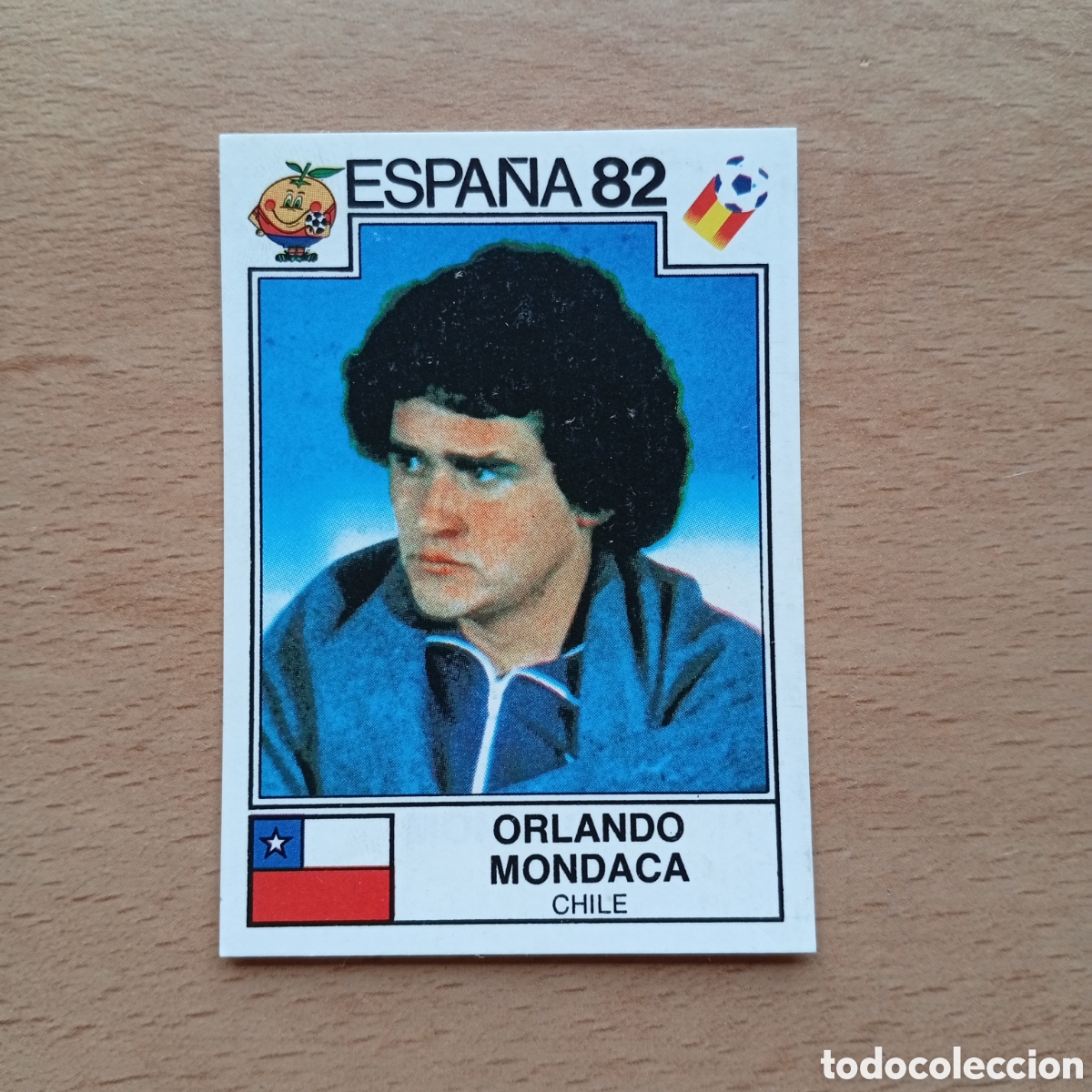 Collectable Antique Stickers: 1982 ESPA&Ntilde;A 82 - N&ordm; 159 ORLANDO MONDACA - CHILE - PANINI