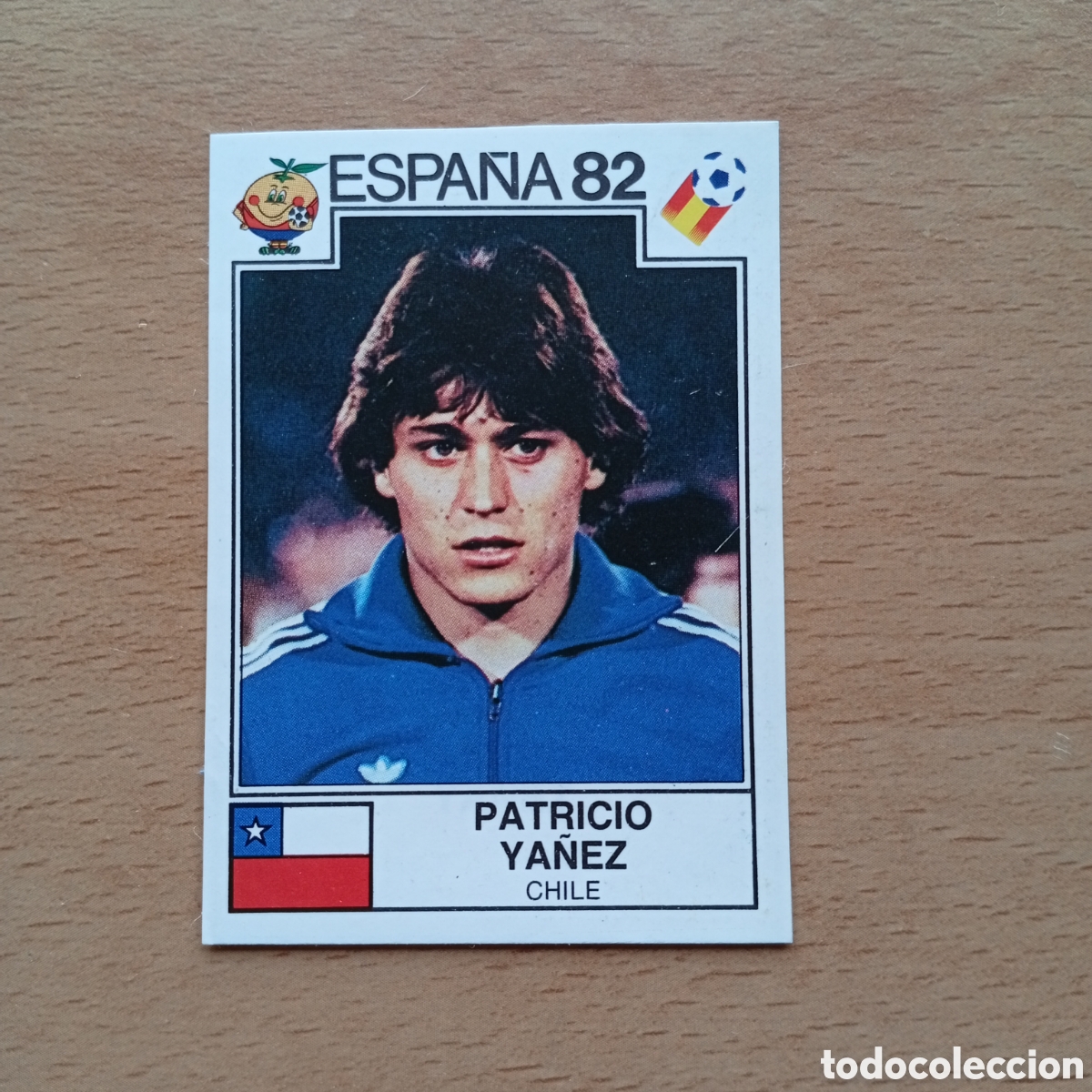 Collectable Antique Stickers: 1982 ESPA&Ntilde;A 82 - N&ordm; 160 PATRICIO YA&Ntilde;EZ - CHILE - PANINI
