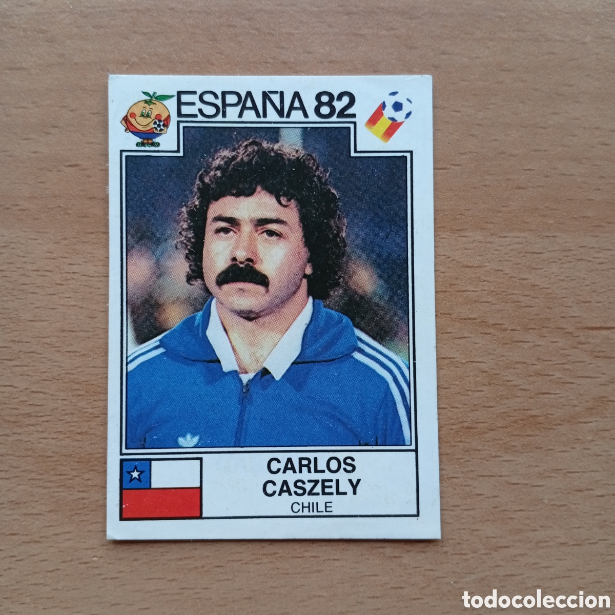 Collectable Antique Stickers: 1982 ESPA&Ntilde;A 82 - N&ordm; 161 CARLOS CASZELY - CHILE - PANINI
