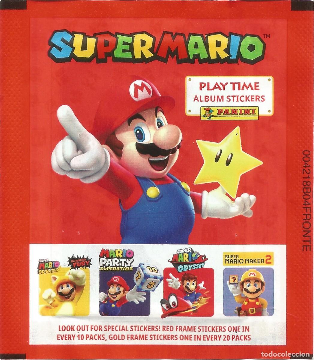 Coleccionismo cromos antiguos: Sobre de cromos sin abrir - Super Mario Play Time (Panini, 2023) - Nuevo