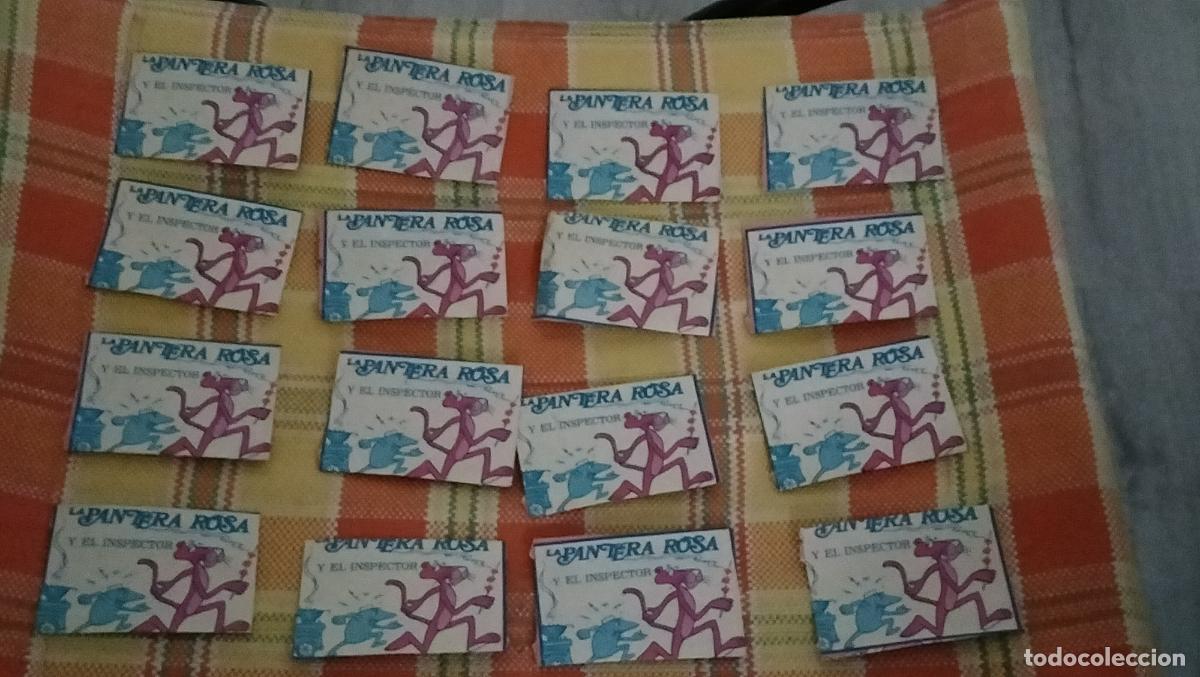 Coleccionismo cromos antiguos: ANTIGUOS CROMOS DE LA PANTERA ROSA
