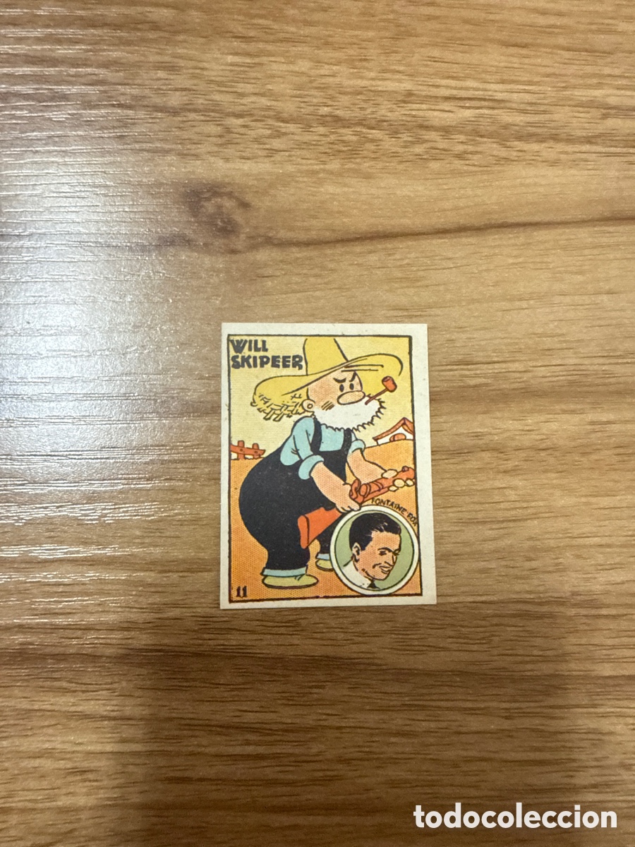 Coleccionismo cromos antiguos: 1939 WILL SKIPPER WALT DISNEY FONTAINE FOX N&ordm; 11 BRUGUERA SIN PEGAR