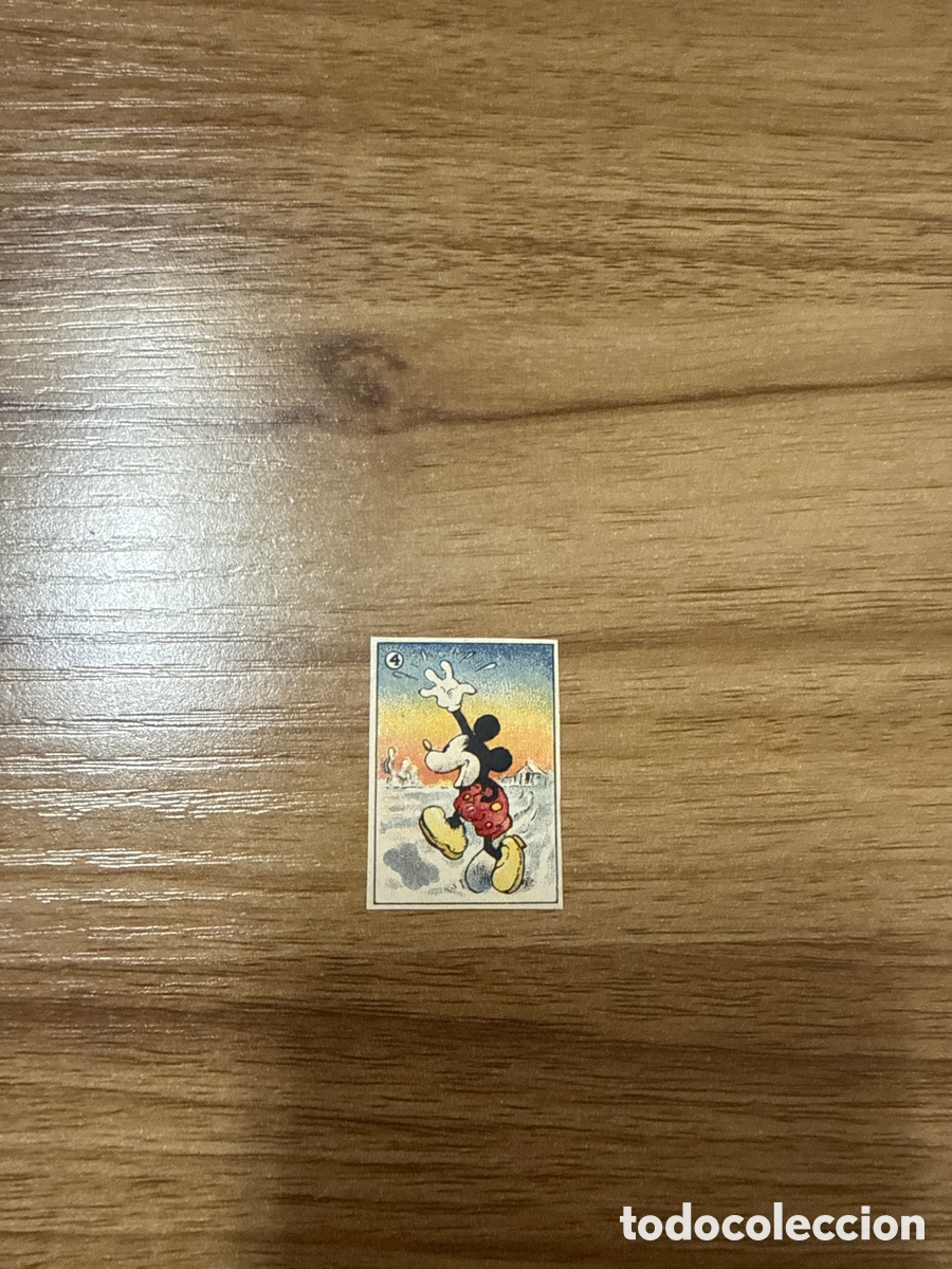 Coleccionismo cromos antiguos: MICKEY MOUSE N&ordm; 4 A&Ntilde;OS 30 ED. DESC SIN PEGAR