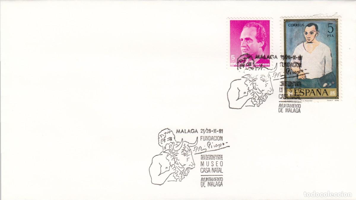 Coleccionismo cromos antiguos: MATASELLOS FUNDACI&Oacute;N PABLO PICASSO - M&Aacute;LAGA - 1991
