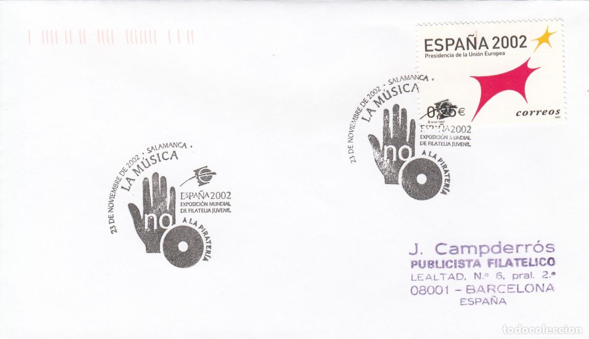 Coleccionismo cromos antiguos: MATASELLOS SALAMANCA - ESPA&Ntilde;A 2002 - LA M&Uacute;SICA