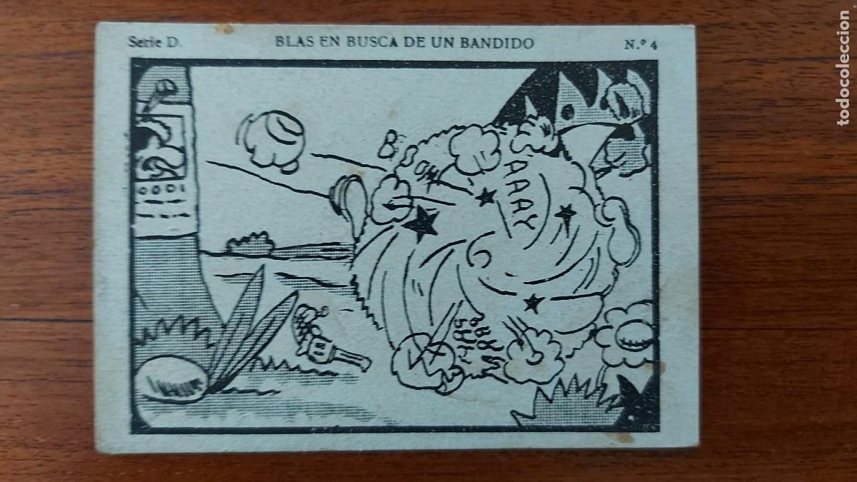 Coleccionismo cromos antiguos: BLAS EN BUSCA DE UN BANDIDO ( OSWALD THE LUCKY RABBIT )- CROMO N&Uacute;MERO 4 - A&Ntilde;OS 1930s WALT DISNEY