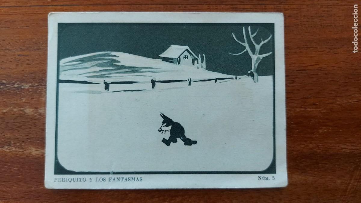 Coleccionismo cromos antiguos: PERIQUITO ( FELIX THE CAT ) Y LOS FANTASMAS - CROMO N&Uacute;MERO 5