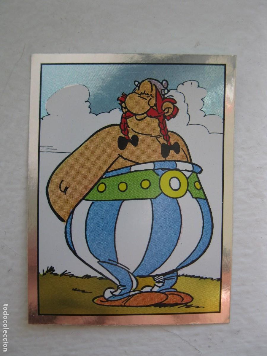 Coleccionismo cromos antiguos: ASTERIX - CROMO LETRA C - PANINI - NUNCA PEGADO. - Foto 1