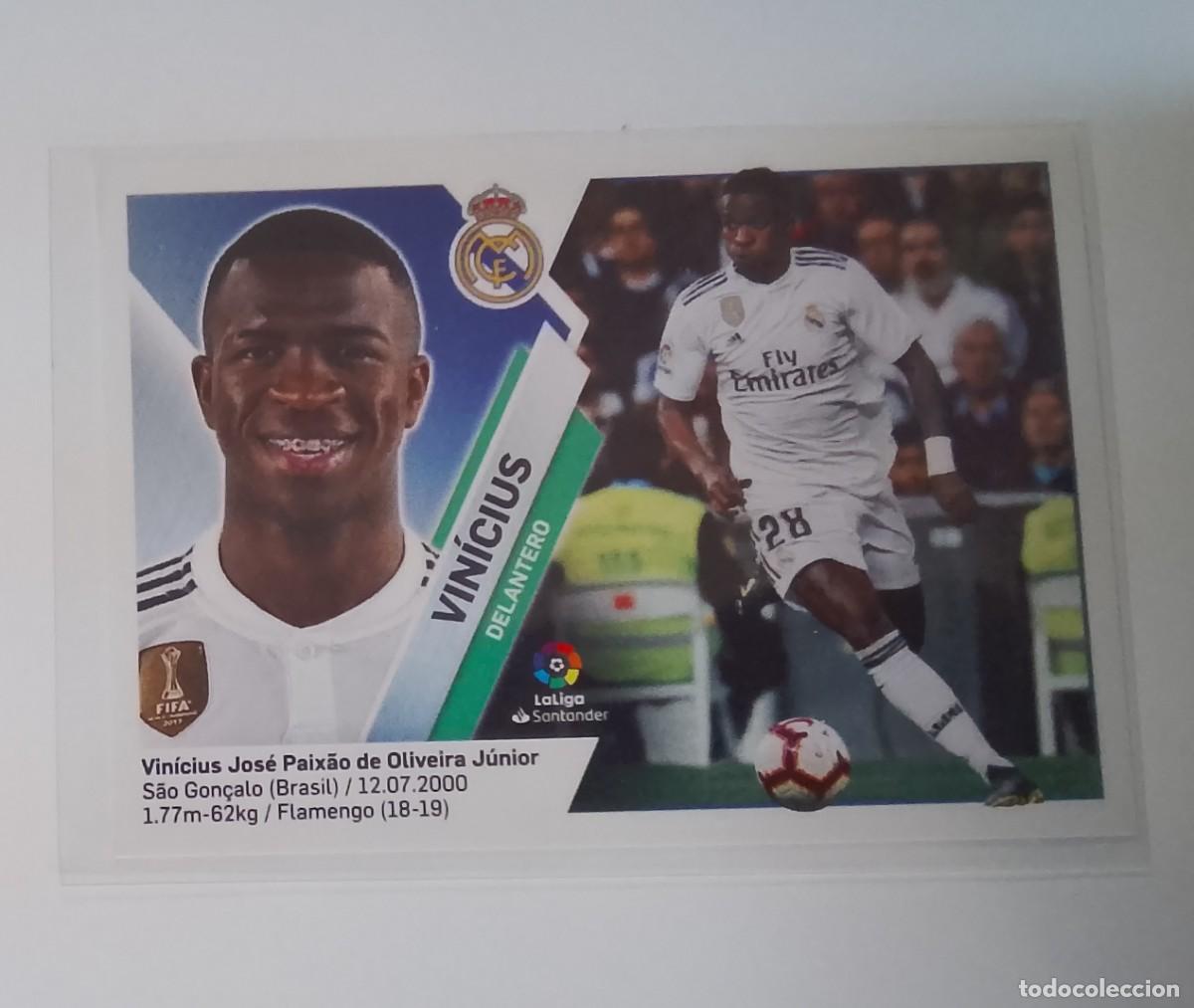 Coleccionismo cromos antiguos: Liga este 19 20 vinicius 14A real Madrid