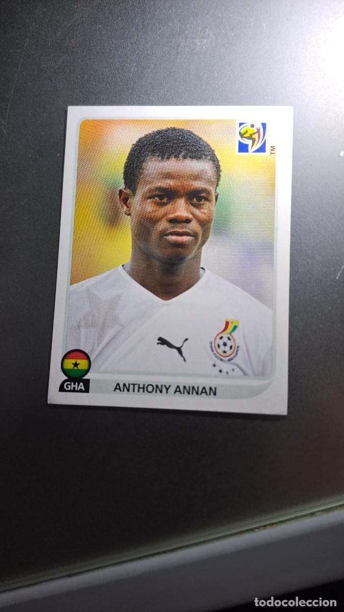Coleccionismo cromos antiguos: CROMO ANTHONY ANNAN GHA GHANA 326 MUNDIAL SUDAFRICA 2010 FIFA WORLD CUP 2010 PANINI NUNCA PEGADO