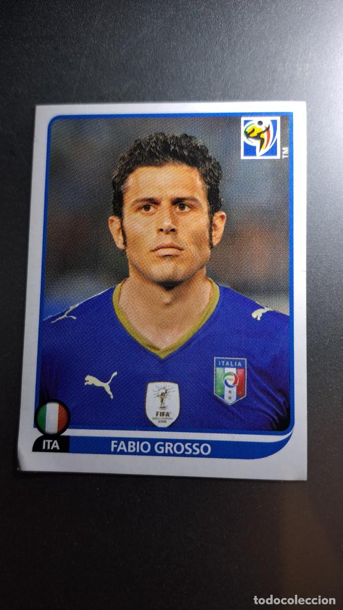 Coleccionismo cromos antiguos: CROMO FABIO GROSSO ITALIA ITA 415 MUNDIAL SUDAFRICA 2010 FIFA WORLD CUP 2010 PANINI NUNCA PEGADO
