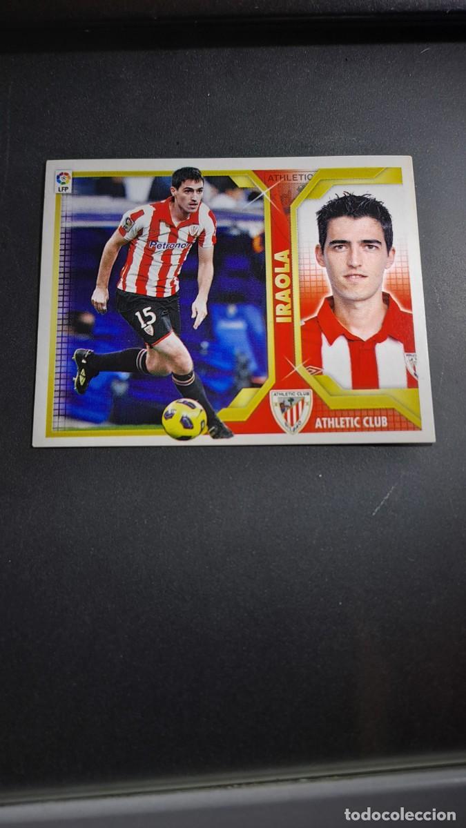 Coleccionismo cromos antiguos: CROMO IRAOLA 3 ATHLETIC CLUB DE BILBAO LIGA 11 12 2011 2012 ESTE PANINI NUNCA PEGADO