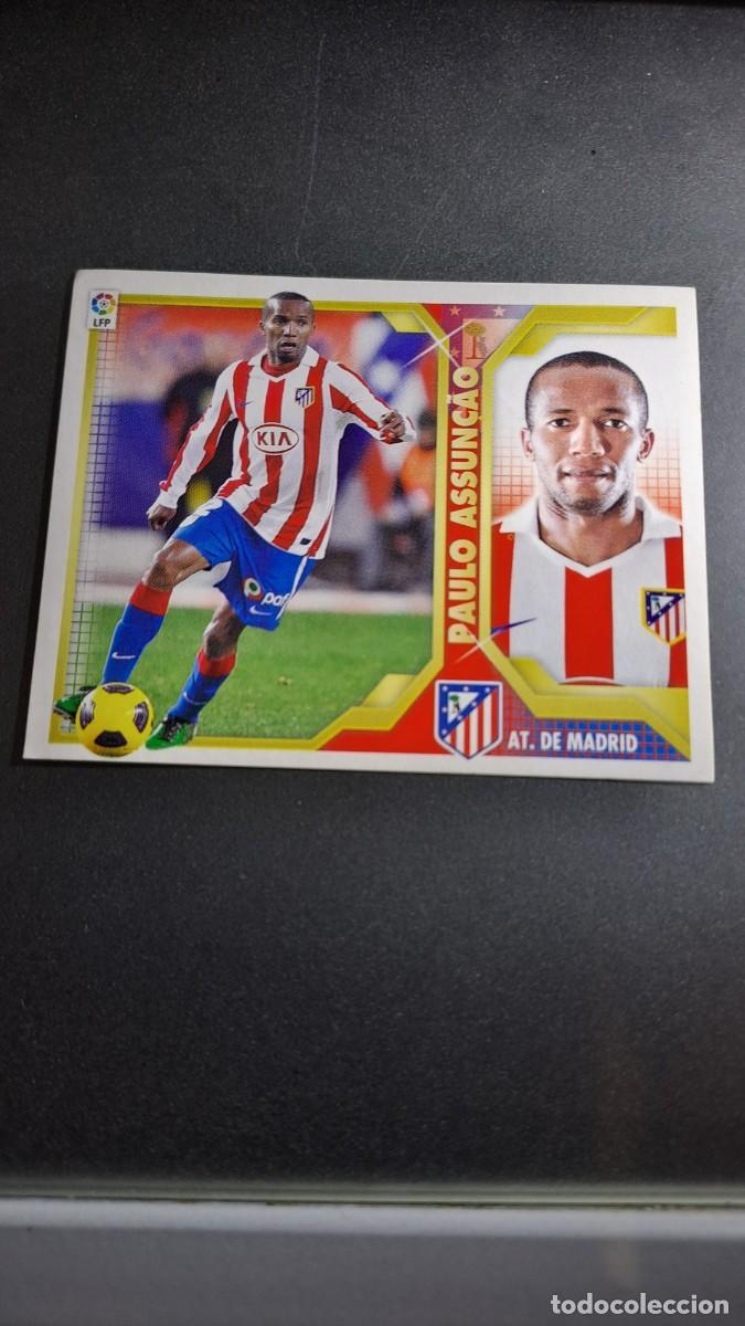 Coleccionismo cromos antiguos: CROMO PAULO ASSUNCAO 10 B 10B ATLETICO DE MADRID LIGA 11 12 2011 2012 ESTE PANINI NUNCA PEGADO