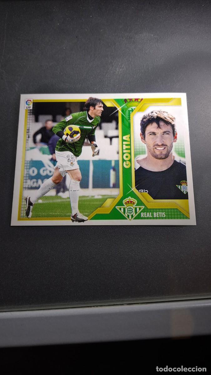 Coleccionismo cromos antiguos: CROMO GOITIA 2B 2 B BETIS LIGA 11 12 2011 2012 ESTE PANINI NUNCA PEGADO