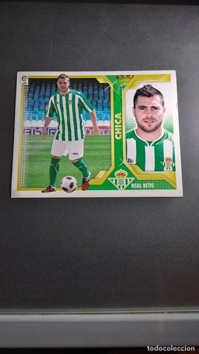 Coleccionismo cromos antiguos: CROMO CHICA 6 A 6A BETIS LIGA 11 12 2011 2012 ESTE PANINI NUNCA PEGADO