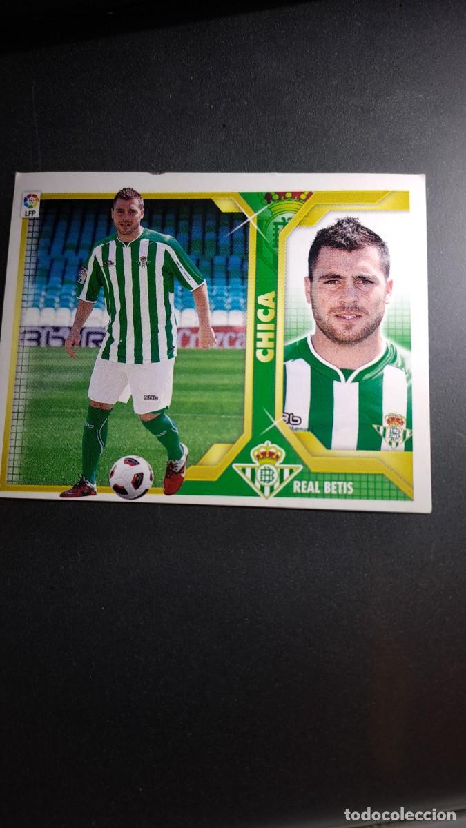 Coleccionismo cromos antiguos: CROMO CHICA 6 A 6A BETIS LIGA 11 12 2011 2012 ESTE PANINI NUNCA PEGADO