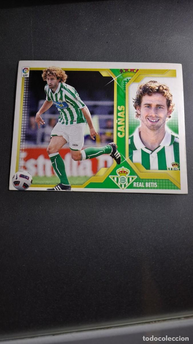 Coleccionismo cromos antiguos: CROMO CA&Ntilde;AS 10 B 10B BETIS LIGA 11 12 2011 2012 ESTE PANINI NUNCA PEGADO