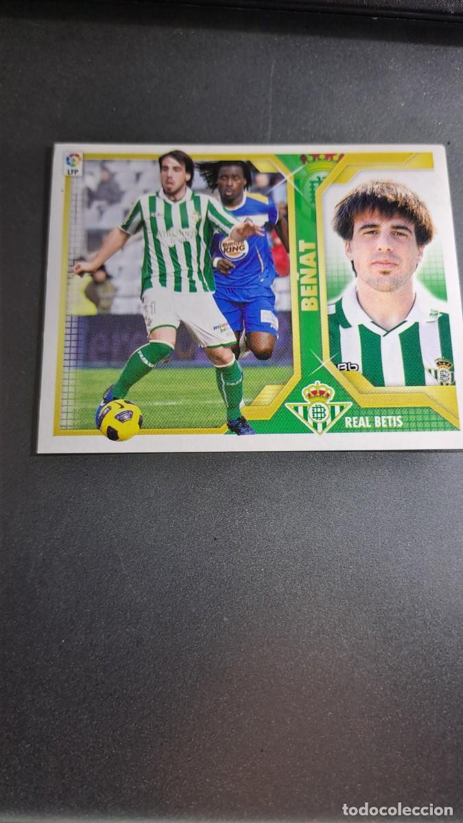 Coleccionismo cromos antiguos: CROMO BE&Ntilde;AT 10 A 10A BETIS LIGA 11 12 2011 2012 ESTE PANINI NUNCA PEGADO