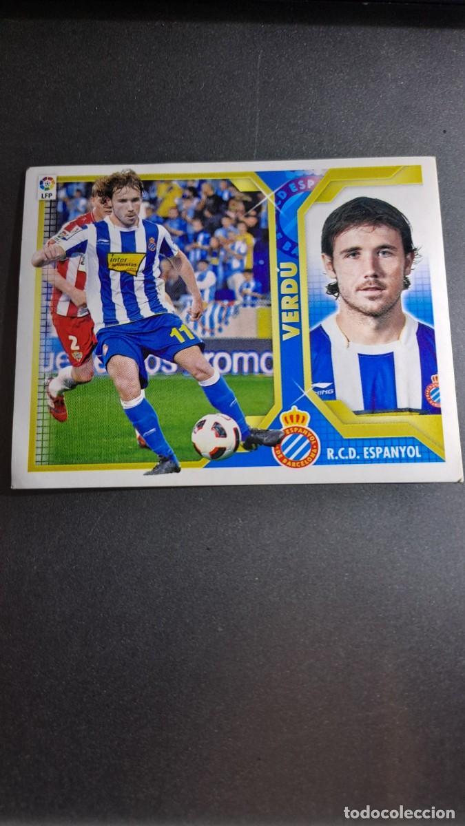 Coleccionismo cromos antiguos: CROMO VERDU 11 A 11A ESPANYOL LIGA 11 12 2011 2012 ESTE PANINI NUNCA PEGADO