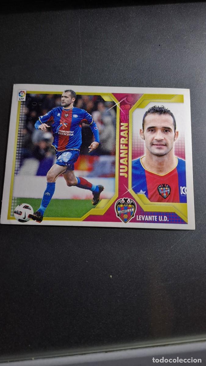 Coleccionismo cromos antiguos: CROMO JUANFRAN 6 LEVANTE LIGA 11 12 2011 2012 ESTE PANINI NUNCA PEGADO