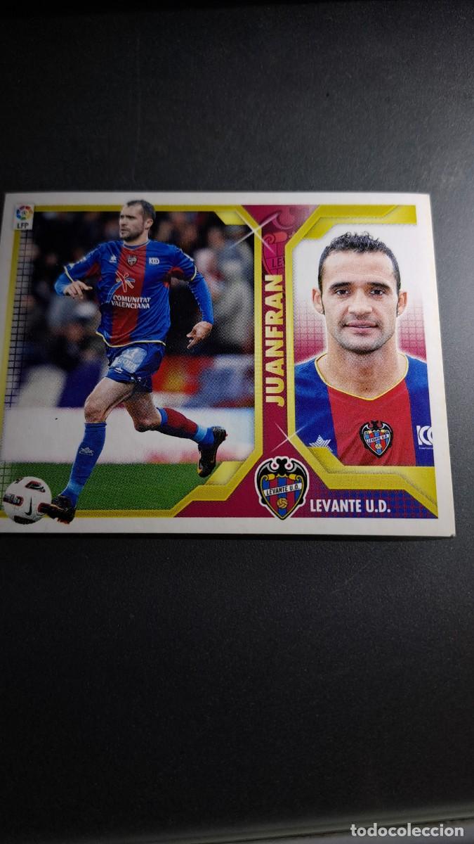 Coleccionismo cromos antiguos: CROMO JUANFRAN 6 LEVANTE LIGA 11 12 2011 2012 ESTE PANINI NUNCA PEGADO