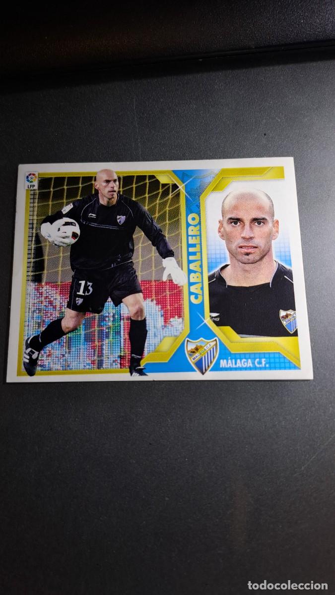 Coleccionismo cromos antiguos: CROMO CABALLERO 1 MALAGA LIGA 11 12 2011 2012 ESTE PANINI NUNCA PEGADO