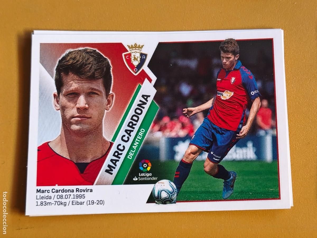 Coleccionismo cromos antiguos: marc cardona, 2019 20 coloca