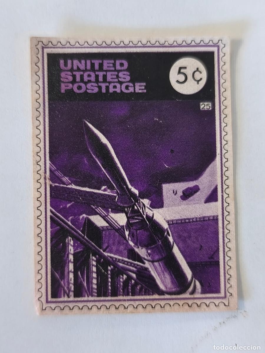 Coleccionismo cromos antiguos: GRAN PROEZA - CROMO 25 - UNITED STATES POSTAGE - Nunca Pegado
