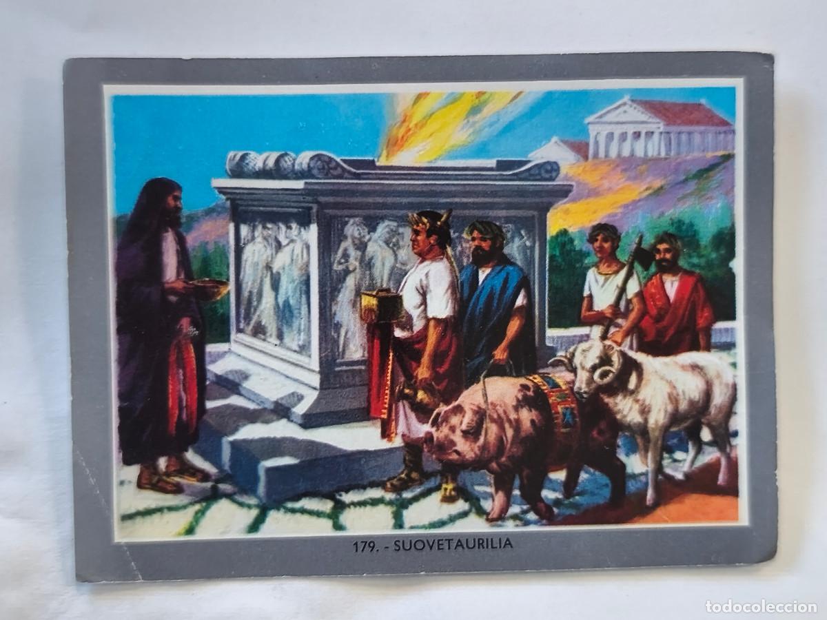 Coleccionismo cromos antiguos: CROMO ALBUM VIDA Y COLOR 2 - No 179 SUOVETAURILIA - Nunca Pegado