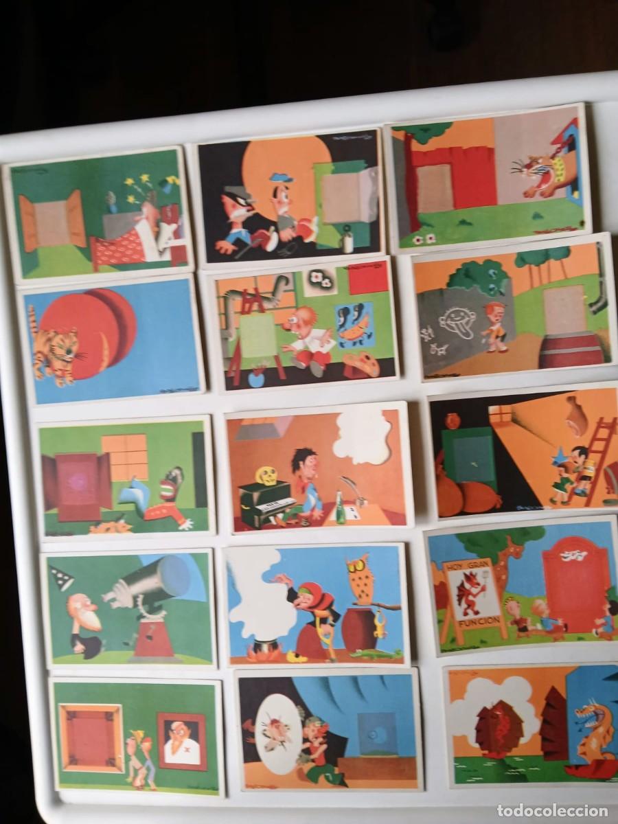 Coleccionismo cromos antiguos: Colecci&oacute;n Completa Cromos Sorpresa-Serie A (1 al 15) + 10 repetidos +sobre. Quiosco A&ntilde;os 40/50