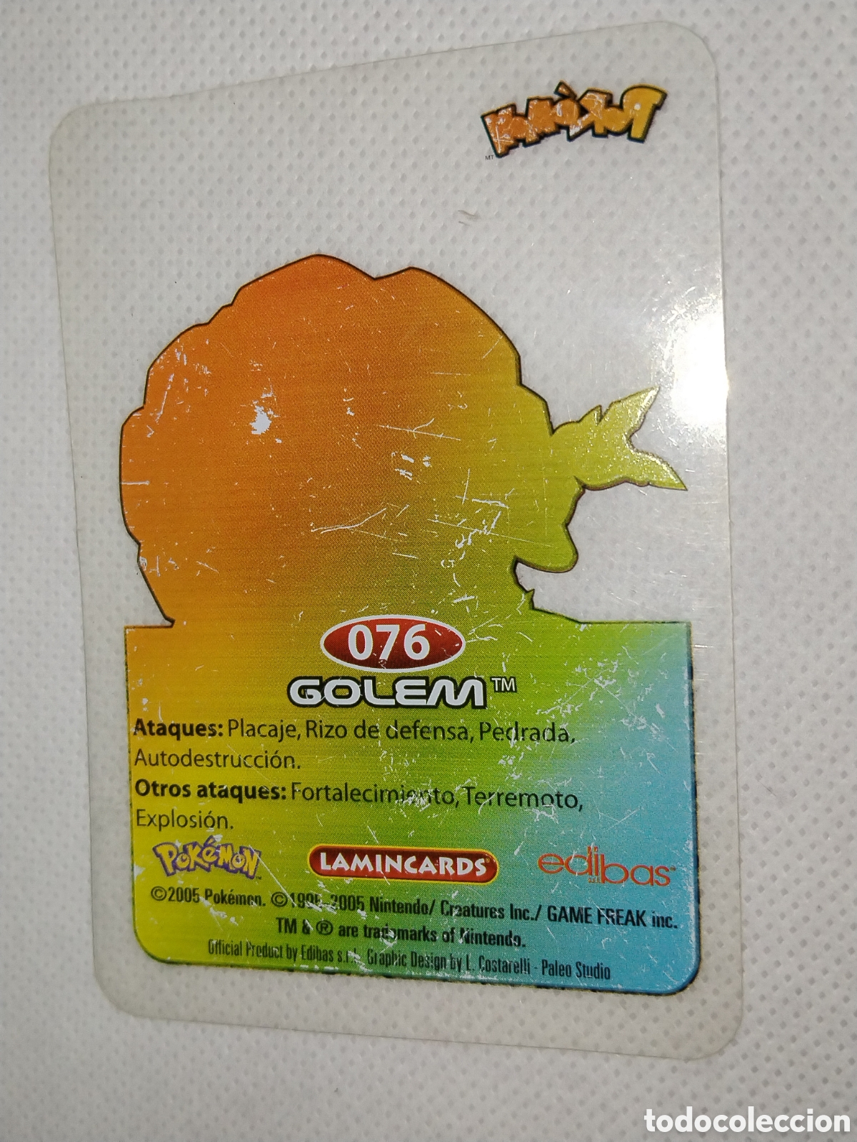 Coleccionismo cromos antiguos: Tres lamicards Pok&eacute;mon. - Foto 5