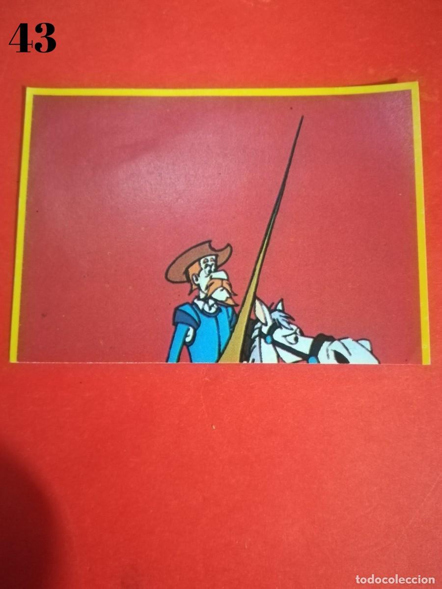 Collezionismo Figurine antiche: Cromo n.43 Don quijote de la mancha - danone - sin pegar