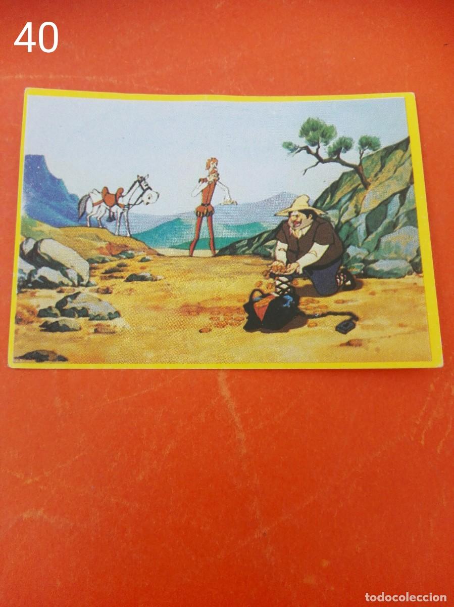 Coleccionismo cromos antiguos: Cromo n.40 Don quijote de la mancha - danone - sin pegar