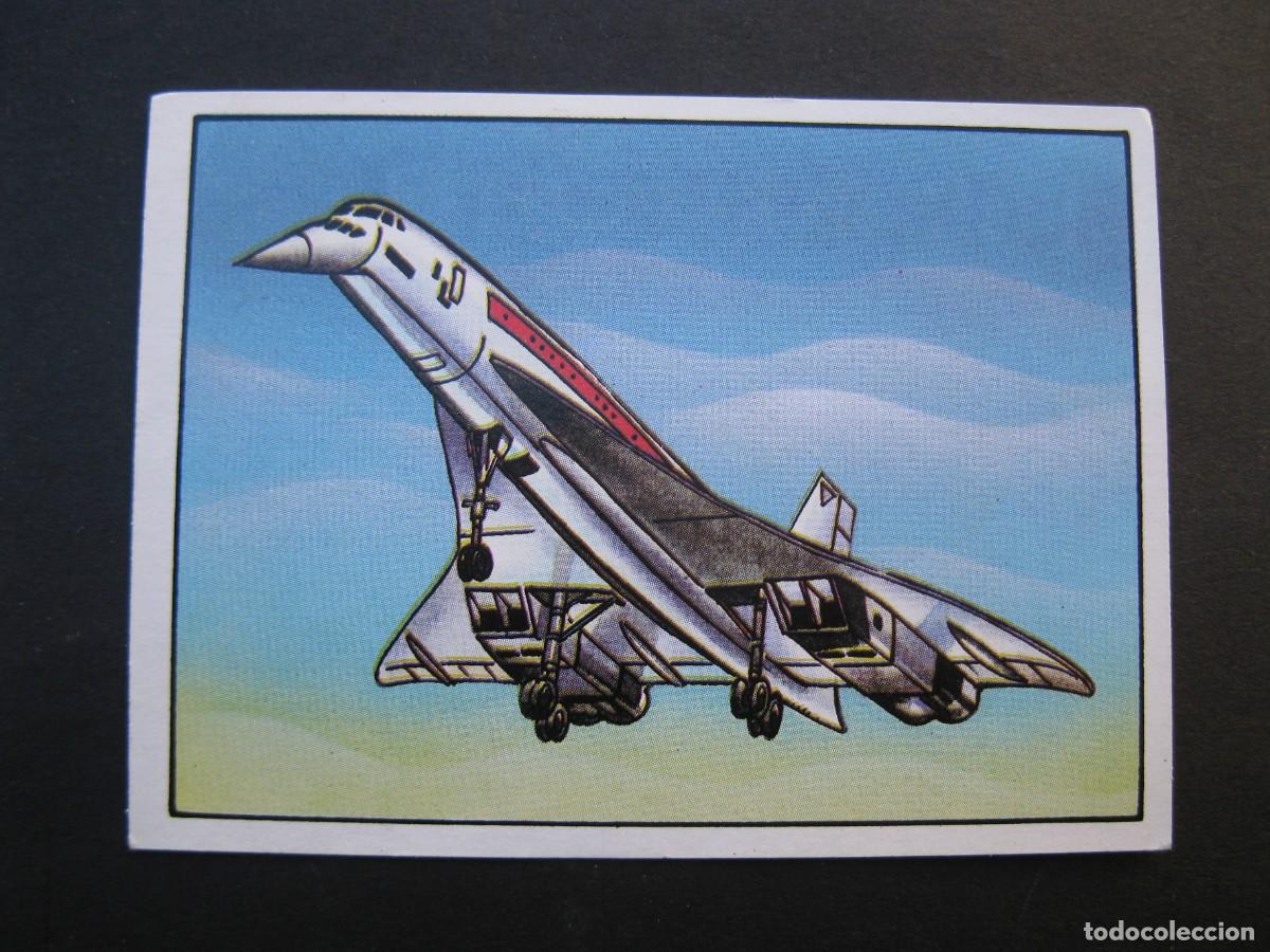 Coleccionismo cromos antiguos: LOS RECORDS - CROMO N&ordm; 122 - EL AVI&Oacute;N CIVIL M&Aacute;S R&Aacute;PIDO - CROMOS ROS - NUNCA PEGADO.