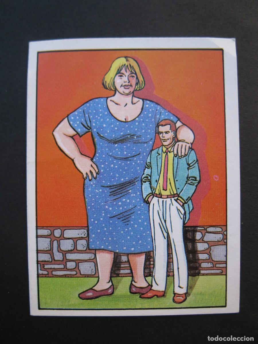 Coleccionismo cromos antiguos: LOS RECORDS - CROMO N&ordm; 2 - LA MUJER M&Aacute;S ALTA - CROMOS ROS - NUNCA PEGADO.