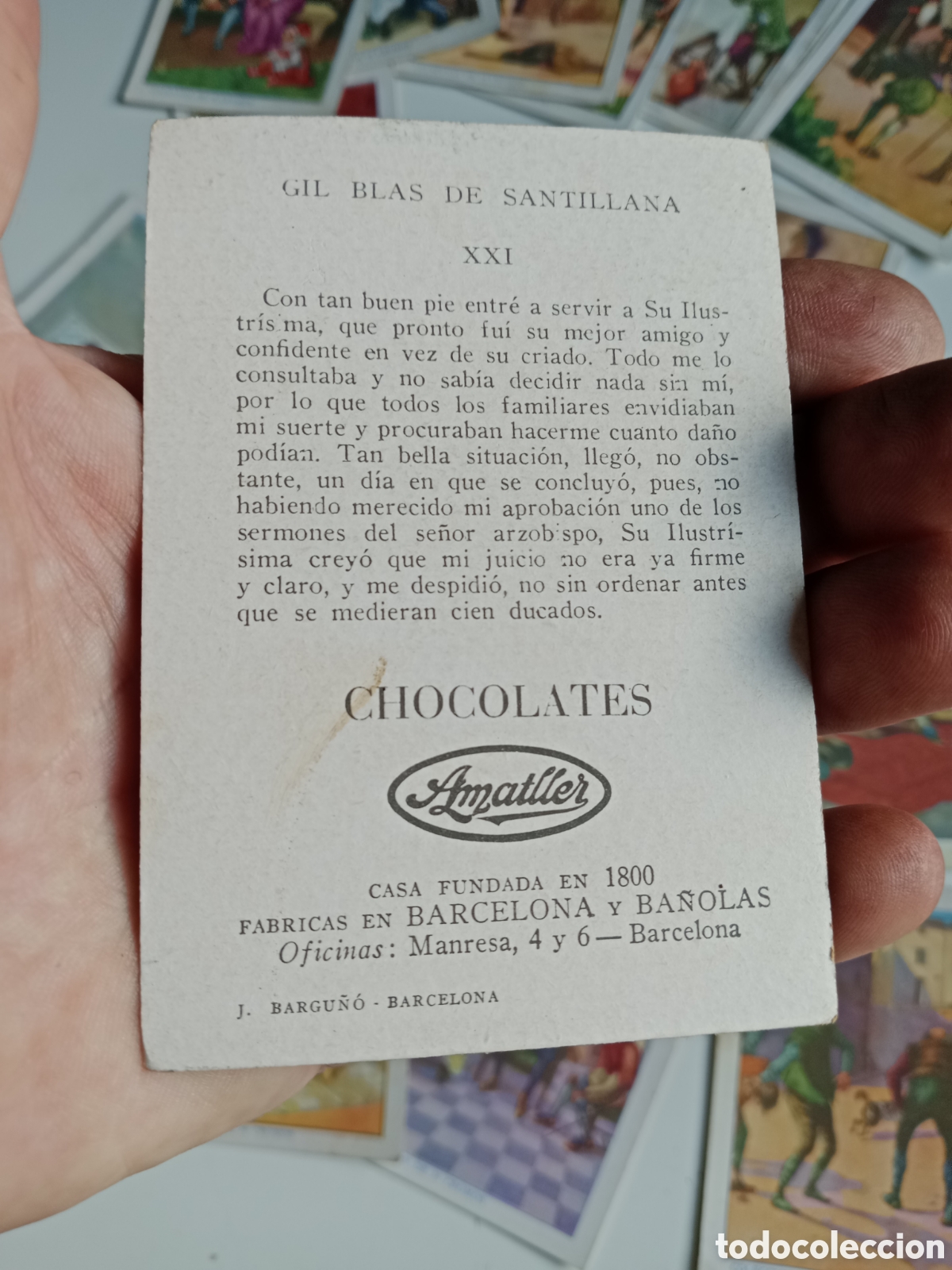 Coleccionismo cromos antiguos: Lote cromos de chocolate Ametller - Foto 2