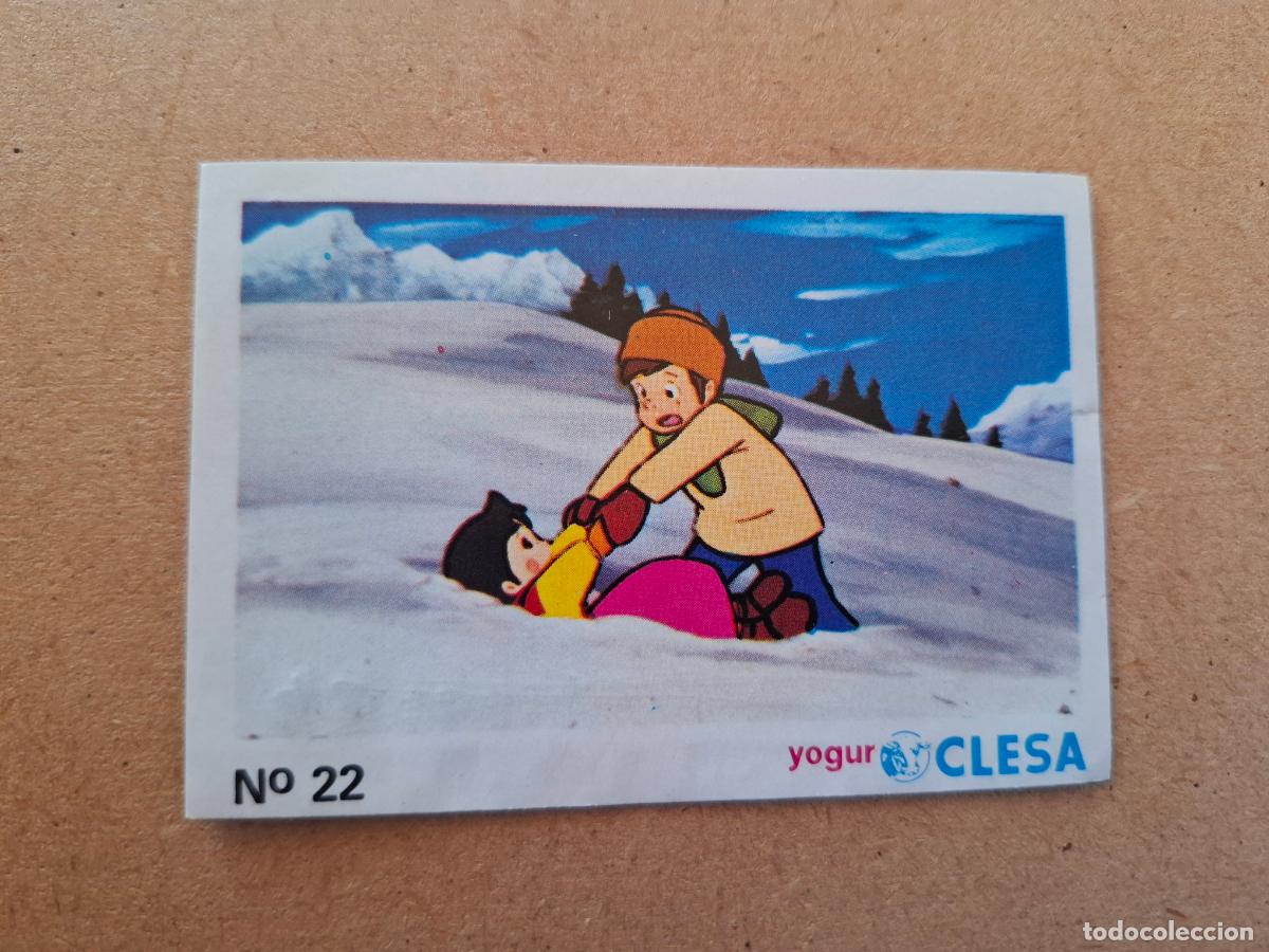 Coleccionismo cromos antiguos: HEIDI - YOGUR CLESA - CROMO N&ordm; 22 ( NUNCA PEGADO )