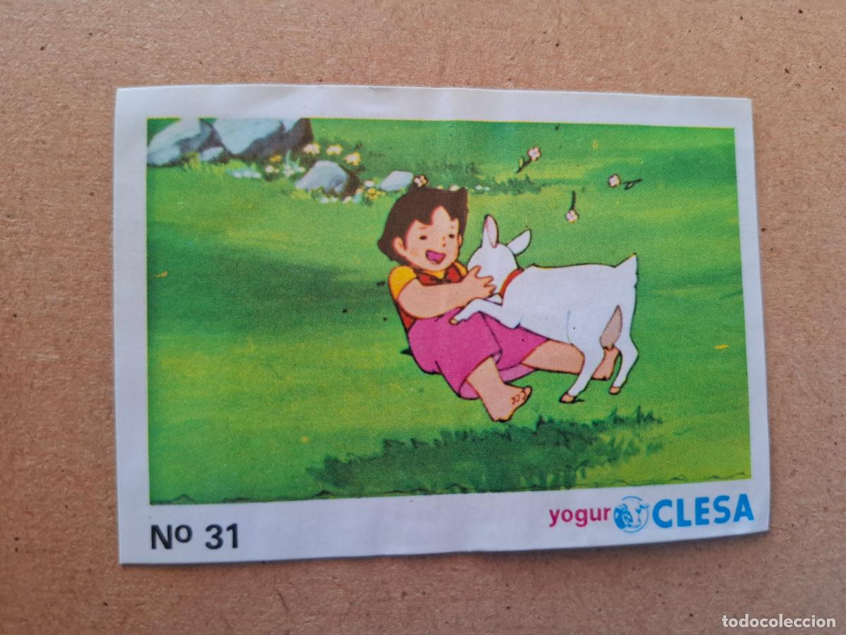 Coleccionismo cromos antiguos: HEIDI - YOGUR CLESA - CROMO N&ordm; 31 ( NUNCA PEGADO )