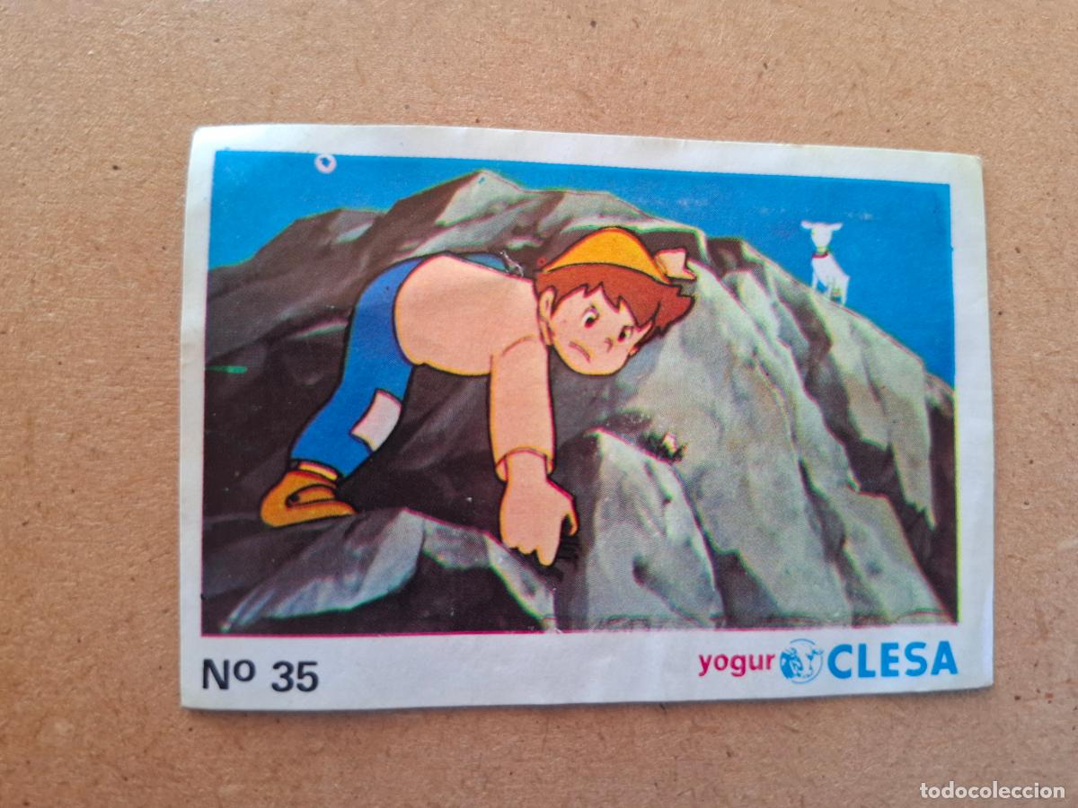Coleccionismo cromos antiguos: HEIDI - YOGUR CLESA - CROMO N&ordm; 35 ( NUNCA PEGADO )