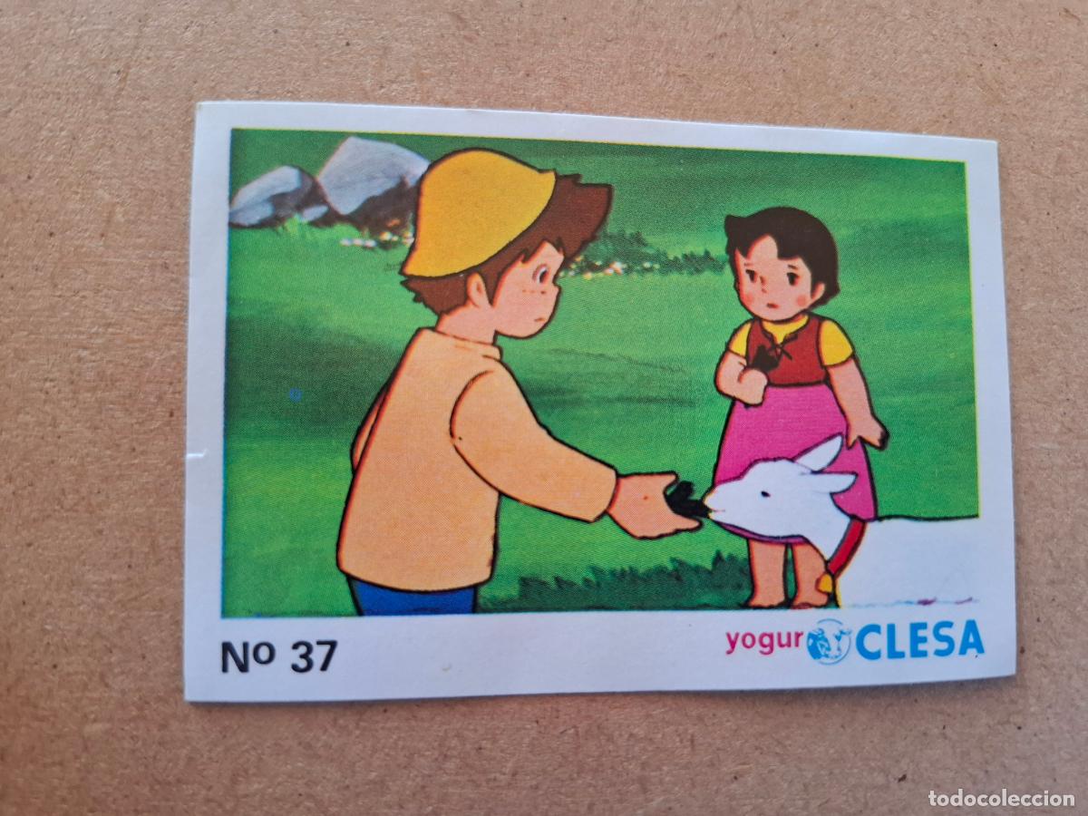 Coleccionismo cromos antiguos: HEIDI - YOGUR CLESA - CROMO N&ordm; 37 ( NUNCA PEGADO )