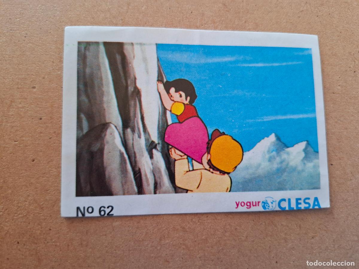 Coleccionismo cromos antiguos: HEIDI - YOGUR CLESA - CROMO N&ordm; 62 ( NUNCA PEGADO )