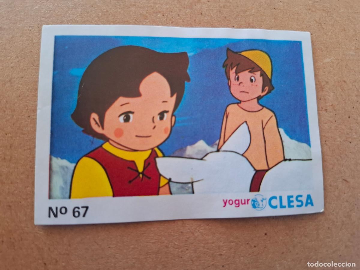 Coleccionismo cromos antiguos: HEIDI - YOGUR CLESA - CROMO N&ordm; 67 ( NUNCA PEGADO )