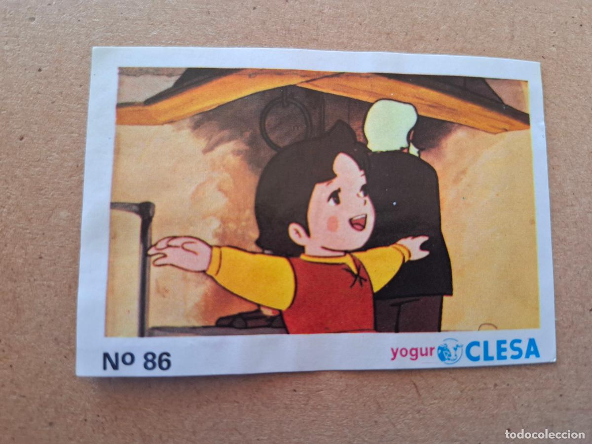 Coleccionismo cromos antiguos: HEIDI - YOGUR CLESA - CROMO N&ordm; 86 ( NUNCA PEGADO )