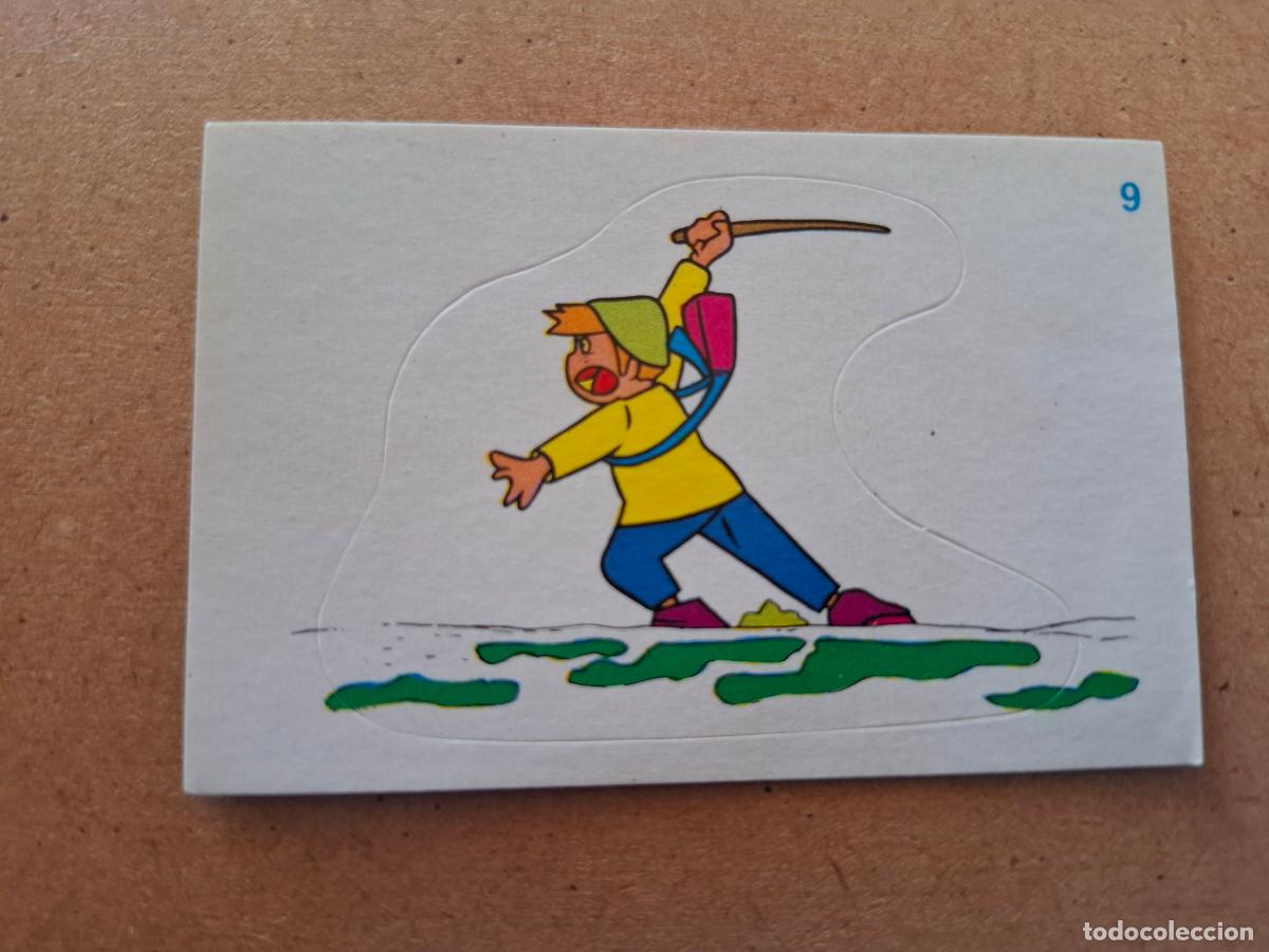 Coleccionismo cromos antiguos: HEIDI - YOGUR CLESA - CROMO ADHESIVO TROQUELADO N&ordm; 9 ( NUNCA PEGADO )